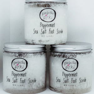Peppermint Sea Salt Foot Scrub